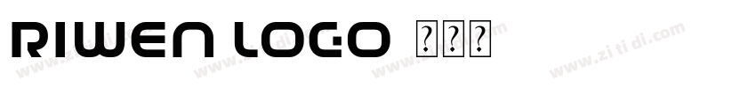 Riwen logo字体转换